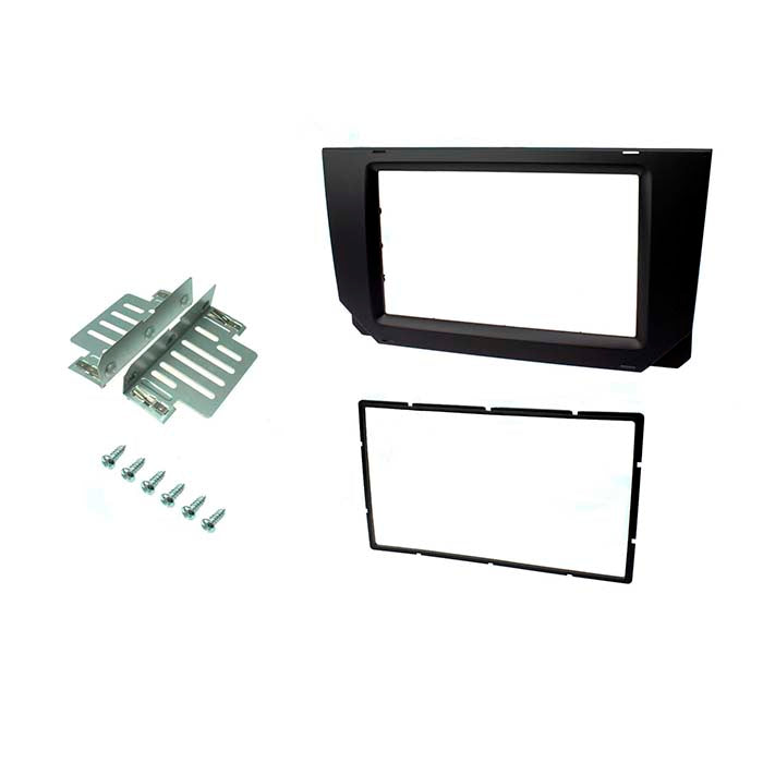 2-DIN rammekit til Seat Ibiza & Arona 2017-> - sort finish, kompatibelt med de fleste headunits, connects2