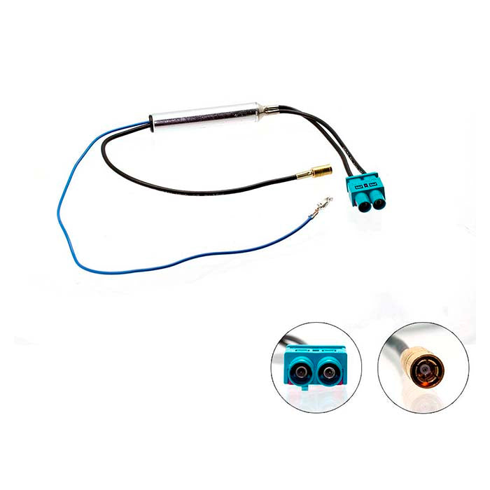 Dobbelt Fakra han til SMB hun adapter - CT27AA113, Connects2