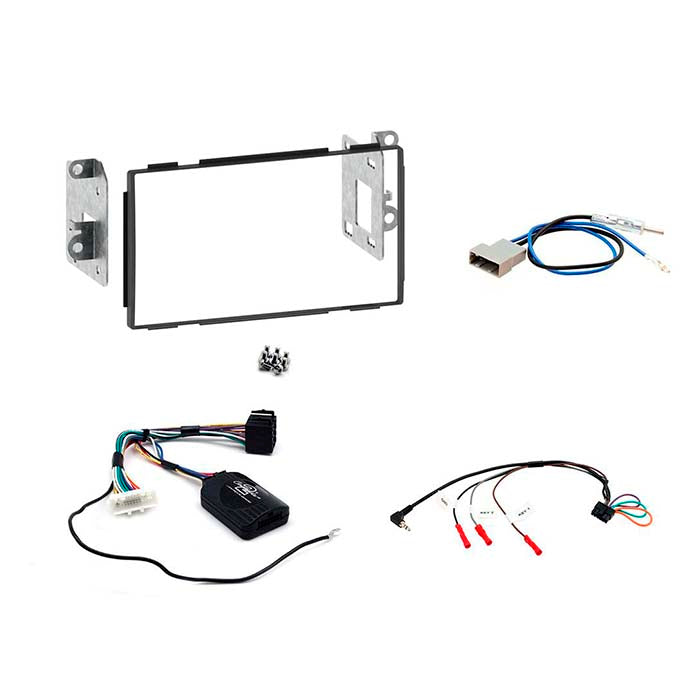 Monteringskit 2-DIN til Nissan Qashqai (2007-2013) - CTKNS03, inkl. ramme, antenneadapter & interface - Connects2