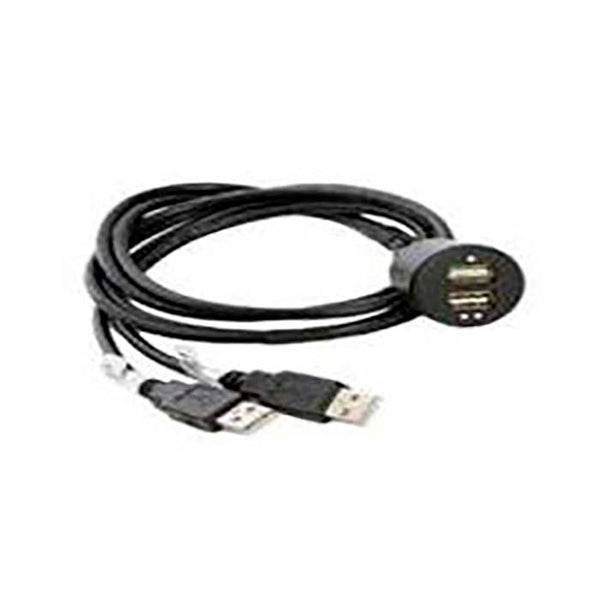 USB-adapter 2x USB til samtidig opladning, plug-and-play - connects2