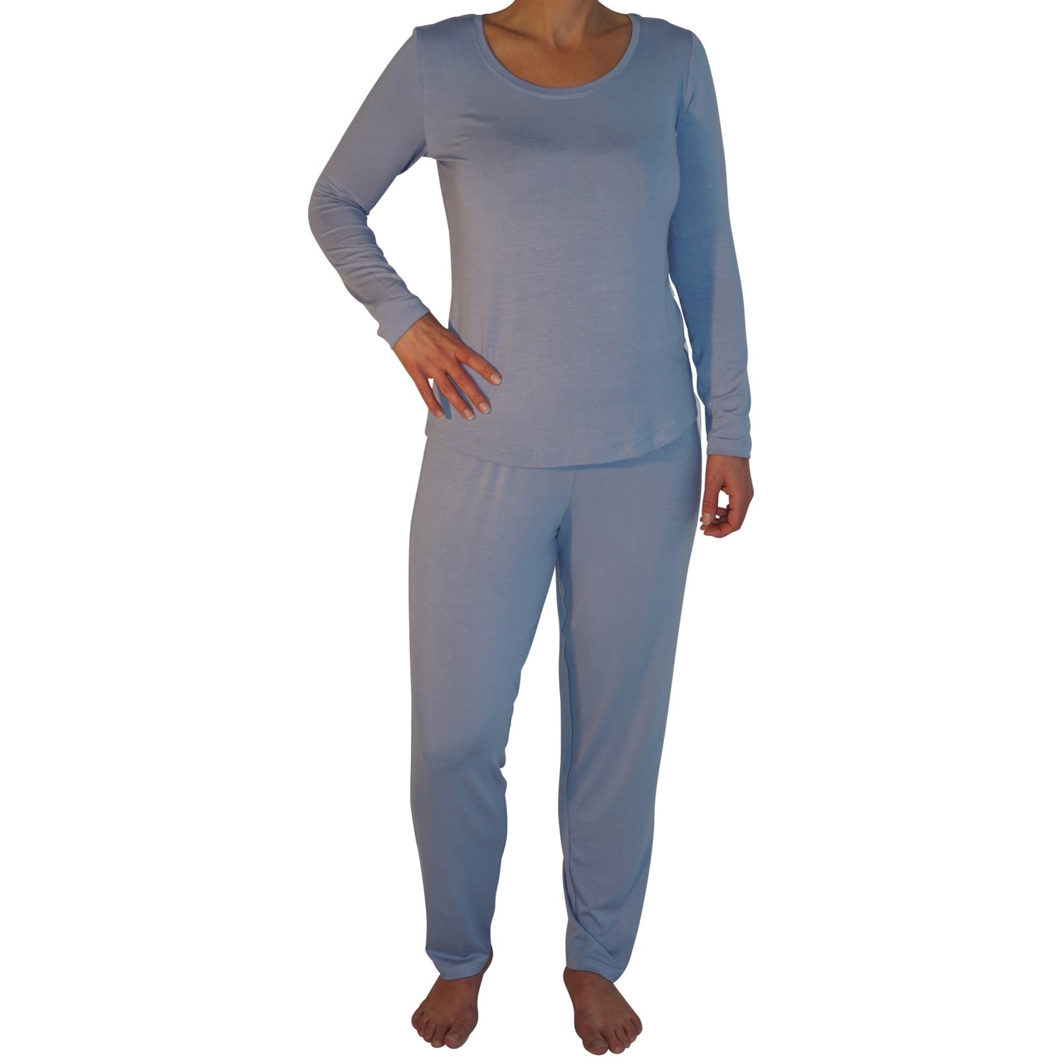 Dame natbuks - Lyseblå