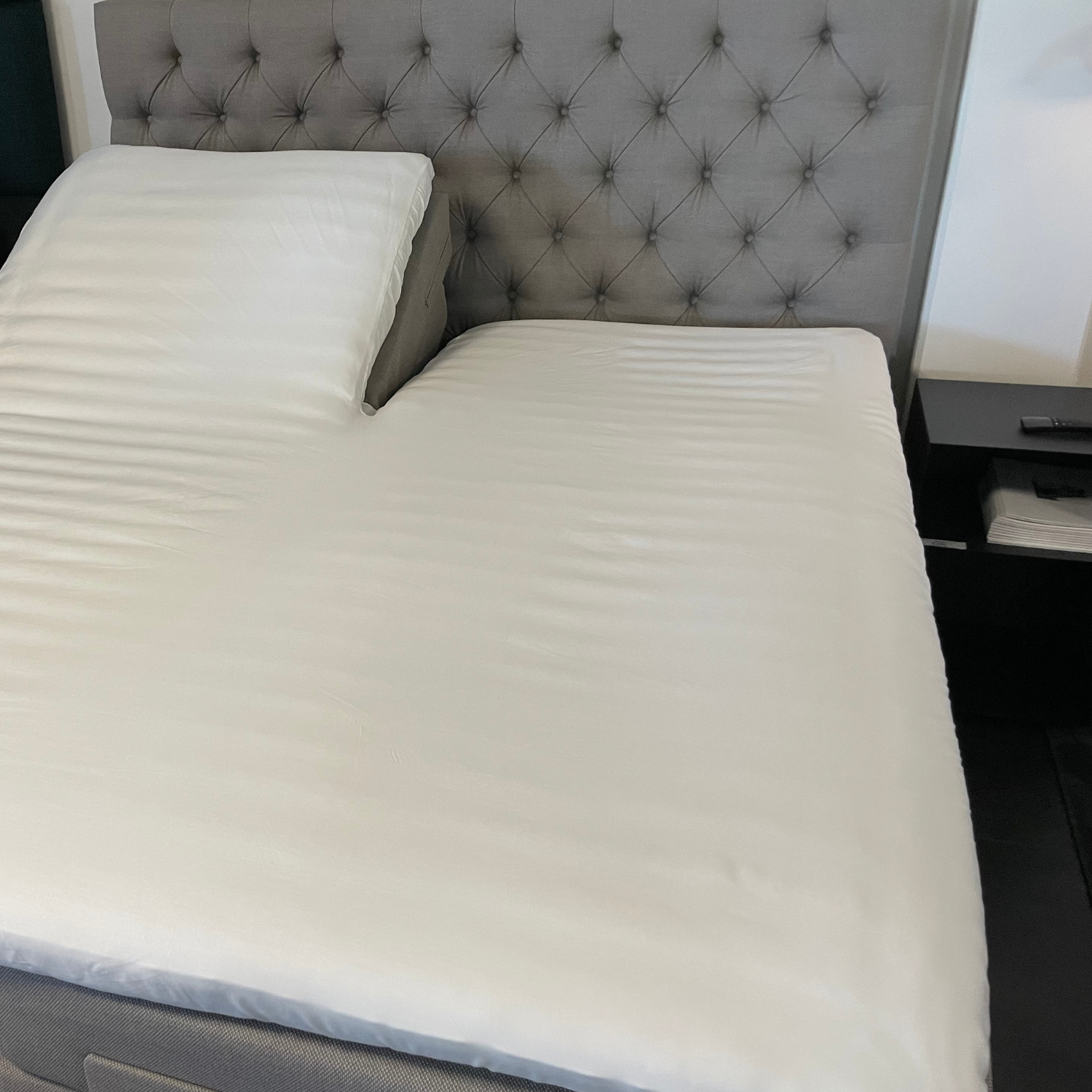 Cool Natures - Tencel Splitlagen med elastik - Grå