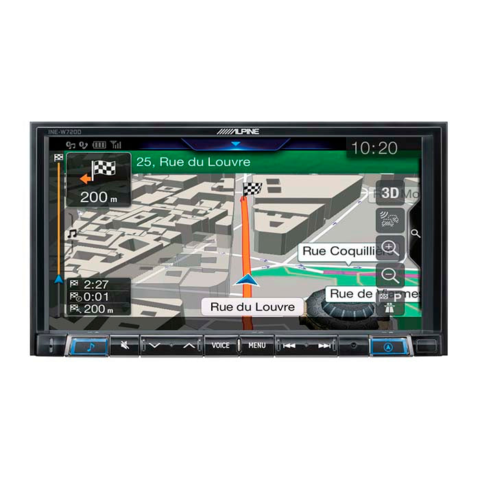 7 2-DIN multimedia navigation med CarPlay & Android Auto - Alpine