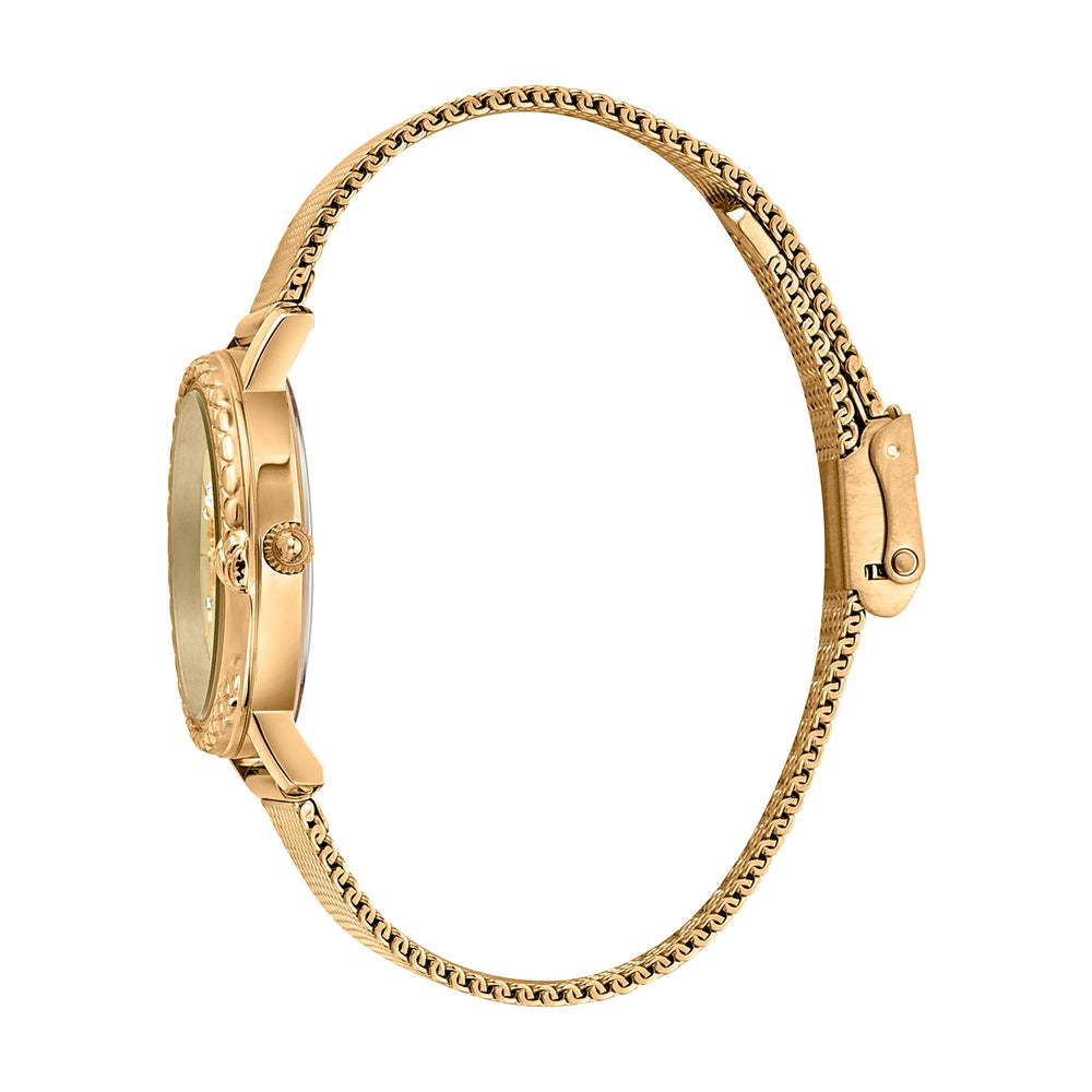 Just Cavalli Brillante guldfarvet Glitter ur
