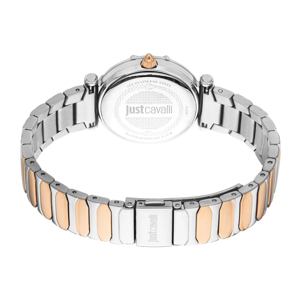 Just Cavalli Atrani Two Tones RG sølv ur