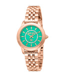Just Cavalli Allegra roseguld Turquoise ur