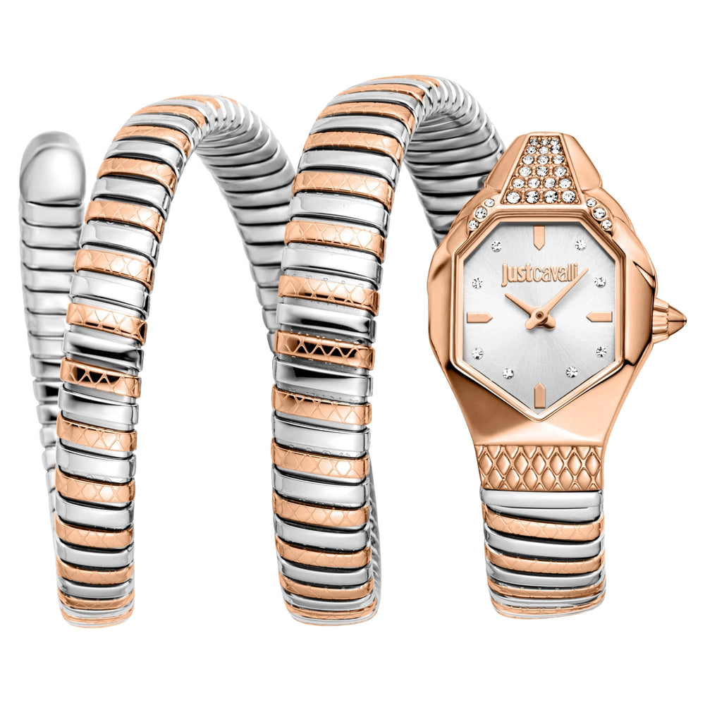 Just Cavalli Ambra Two Tones RG sølv ur