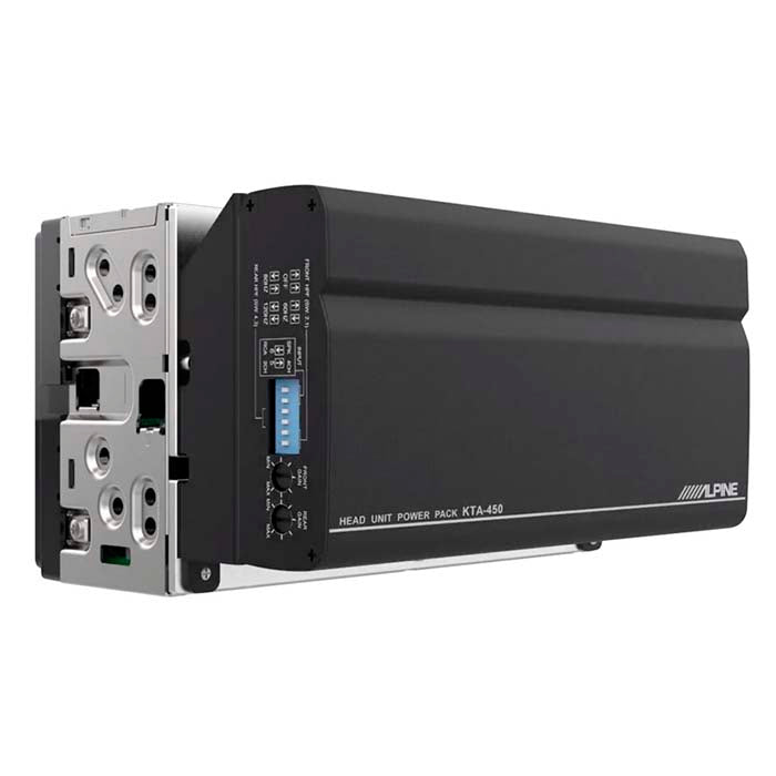 Kompakt 4/2-kanals bilforstærker til iLX-W650BT og iLX-W690D - Alpine