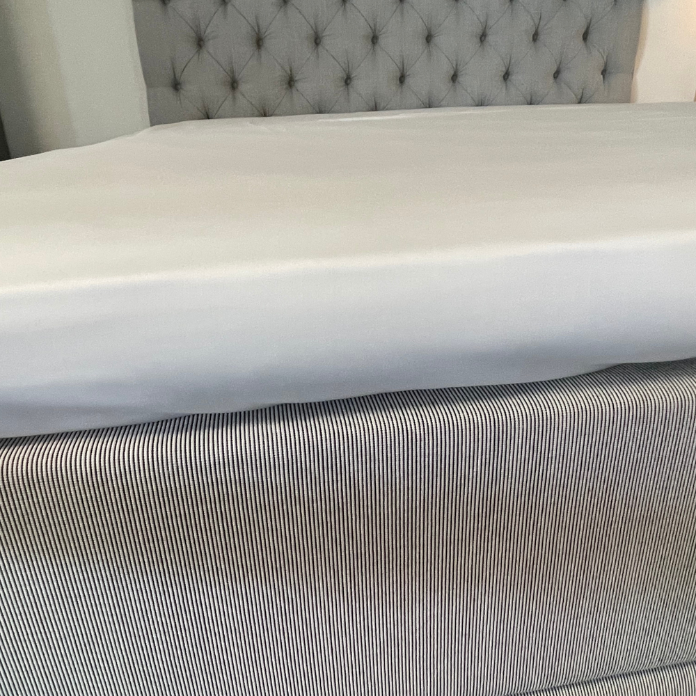 Cool Natures - Tencel Kuvertlagen med elastik - Hvid
