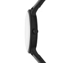 Emporio Armani herreur Ar11276 sort rustfrit stål og læder