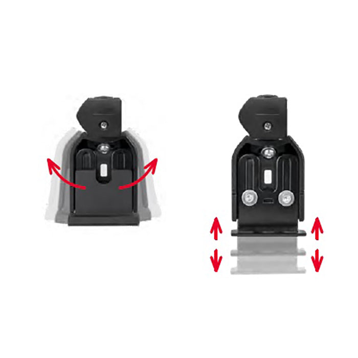 Tagbøjlesæt 3 bøjler alu til fixpoint 165 cm 150 kg - Menabo