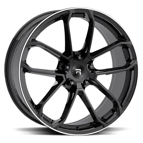 R14 Black Polish 11x22 5/112 ET42 CB66.6 R14 75mm MB