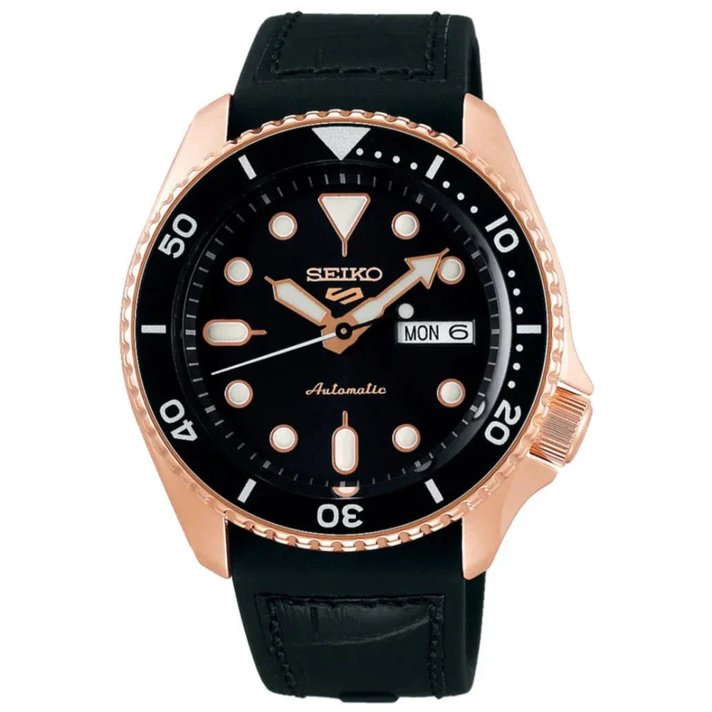 Seiko 5 Sports Automatic sort herreur SRPD76K1
