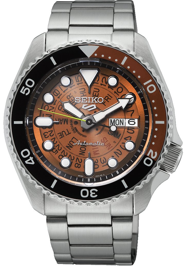 Seiko ur 5 Sports Skeleton skive SRPJ47K1