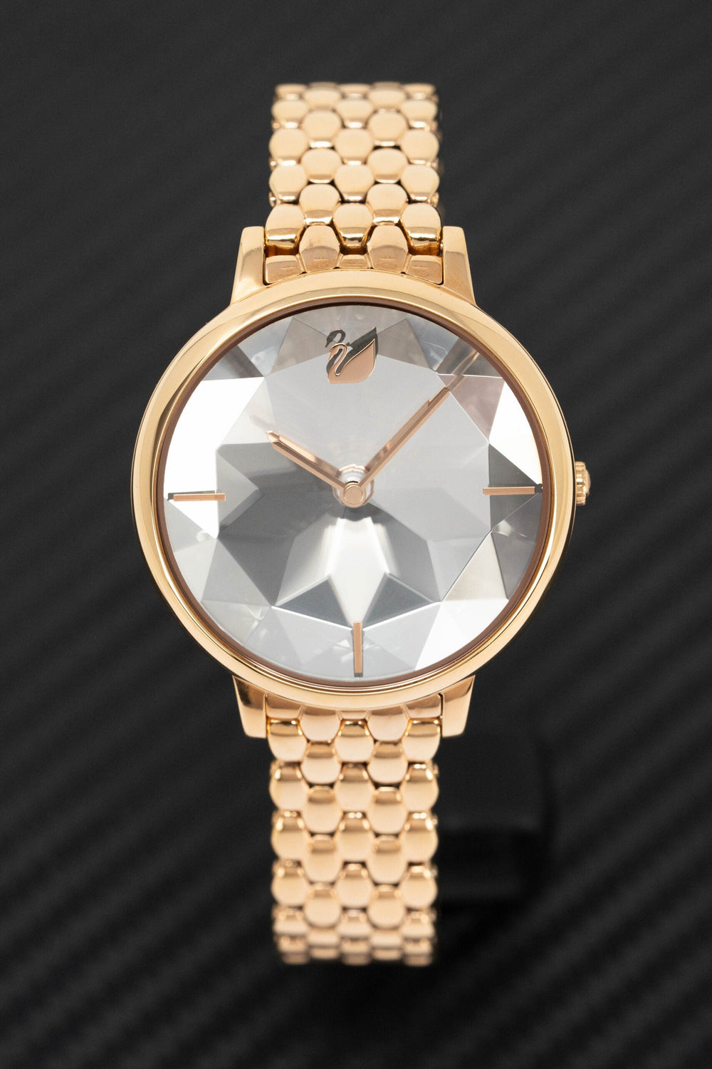 Swarovski ur Crystal Lake roseguld grå 5416023