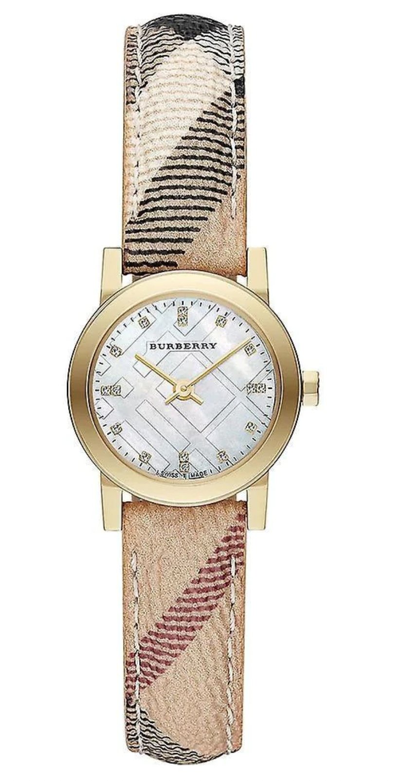 Burberry dameur The Classic City Diamond roseguld ur