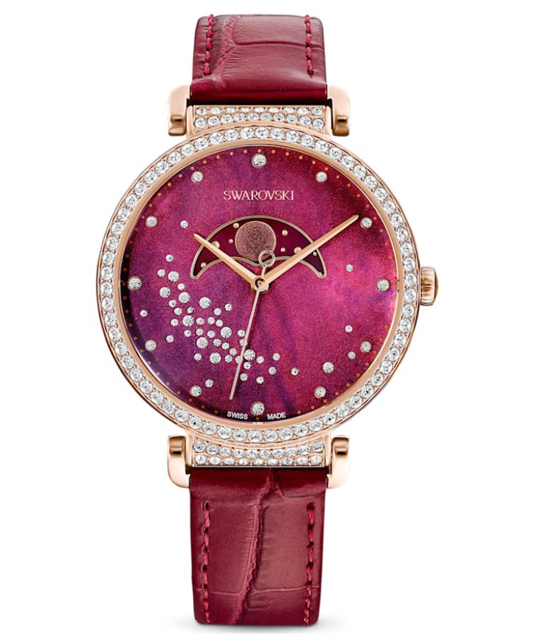 Swarovski ur Passage Moon Phase rød 5613323