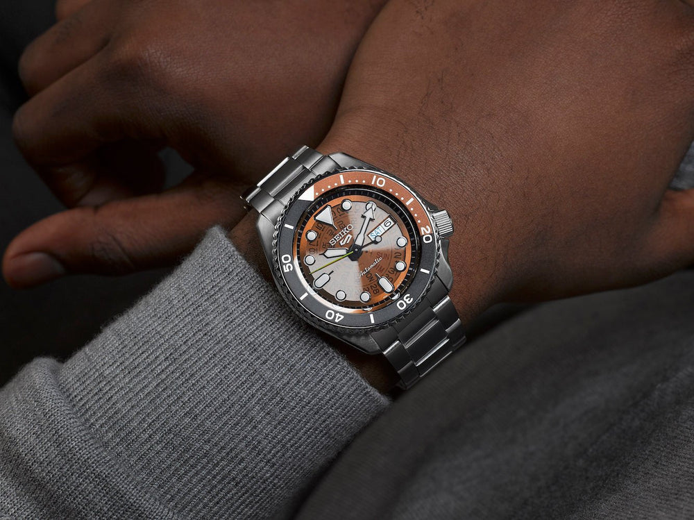 Seiko ur 5 Sports Skeleton skive SRPJ47K1
