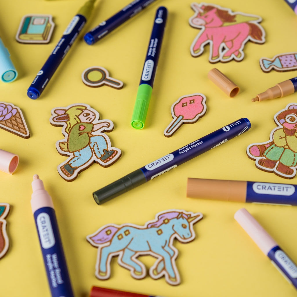 Nature Tuscher Crateit | 1mm - 6 stk