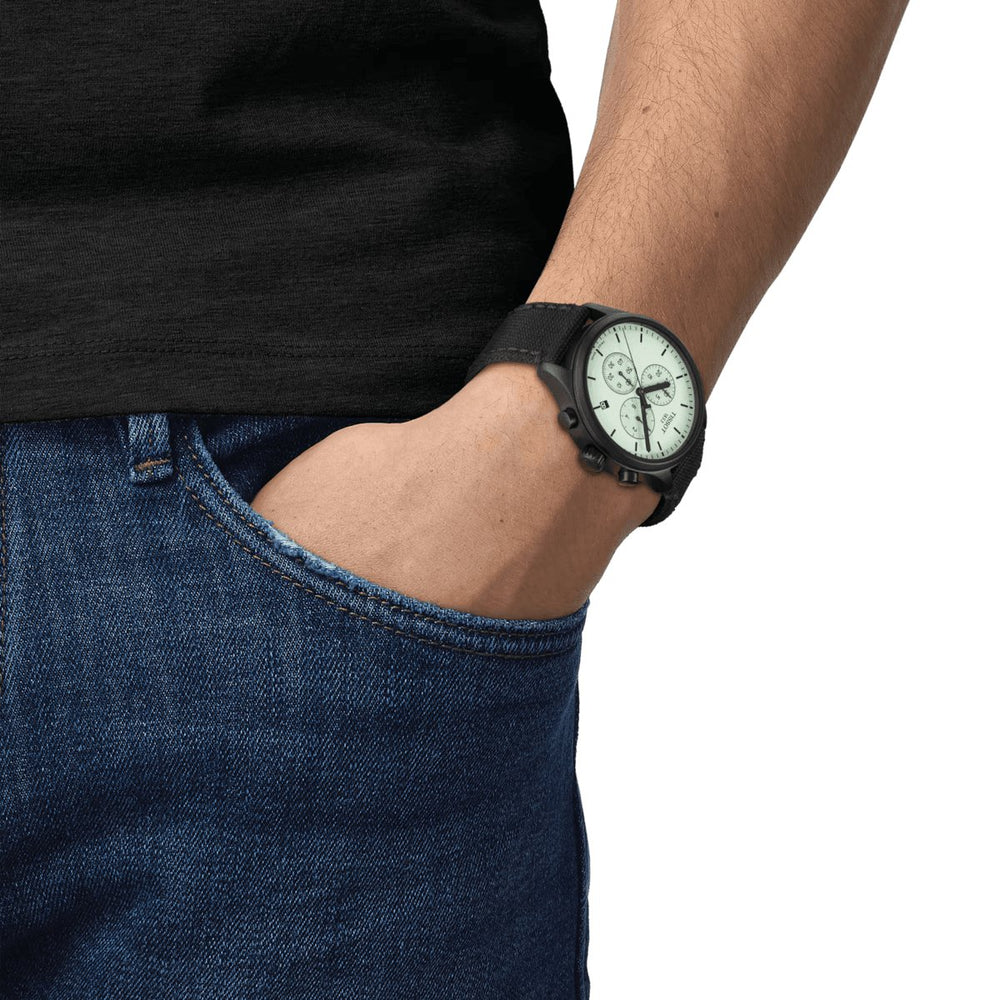 Tissot herreur Tissot Chrono XL 45mm grøn sort T116.617.37.091.00
