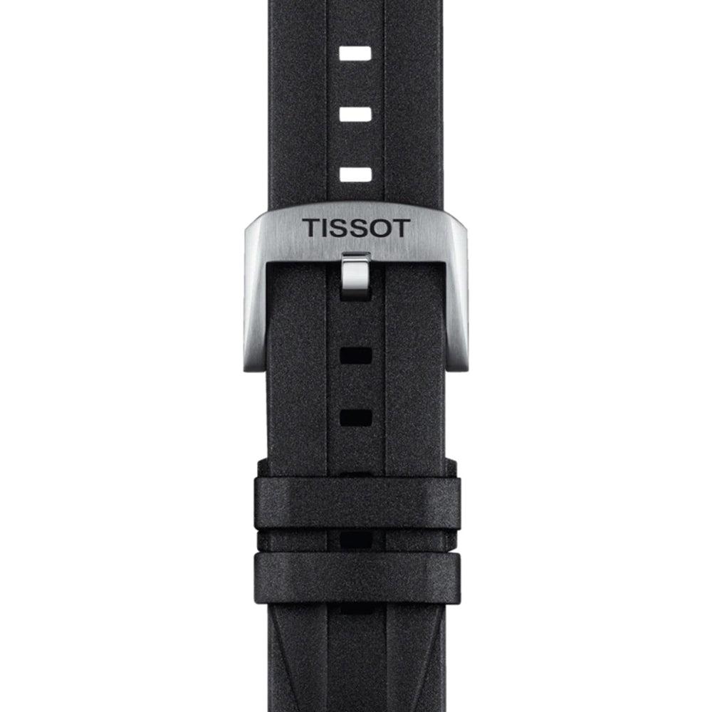 Tissot Seastar 2000 Professional Powermatic 80 sort gummirem ur T120.607.17.441.01