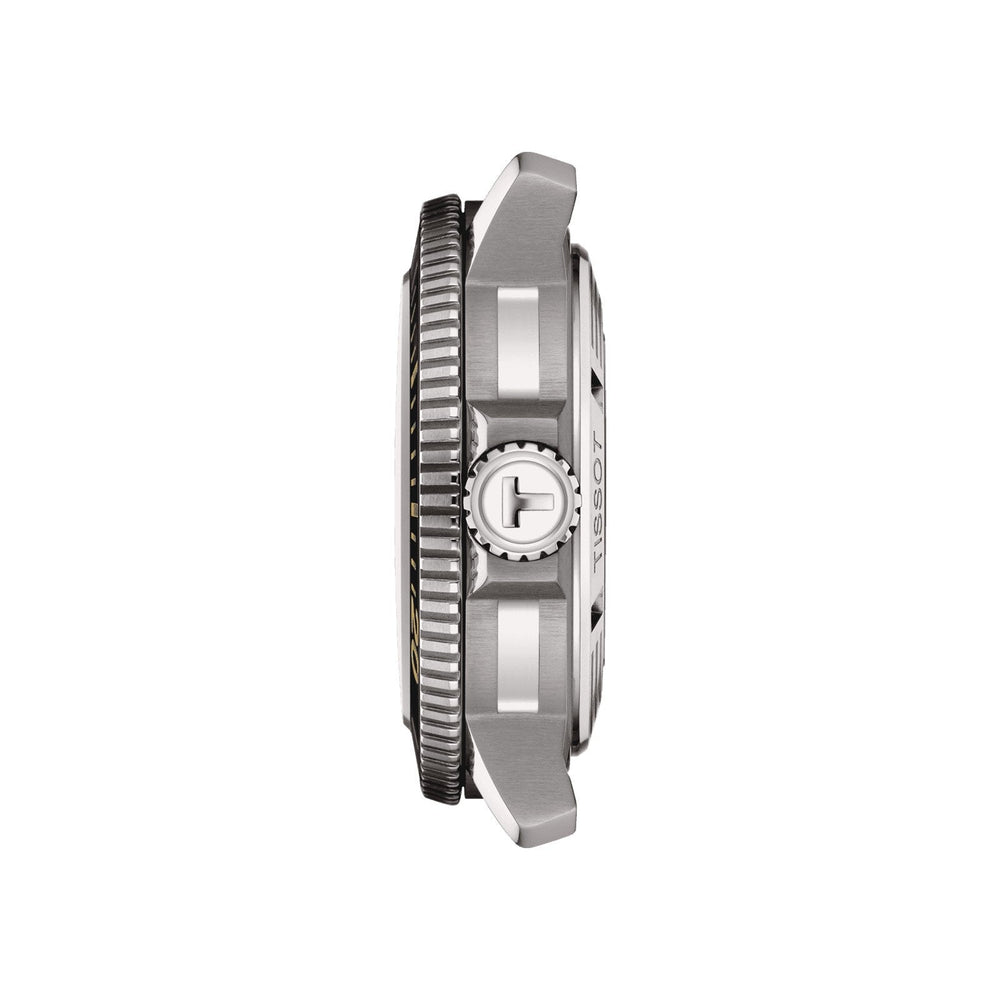 Tissot Seastar 2000 Professional Powermatic 80 sort gummirem ur T120.607.17.441.01