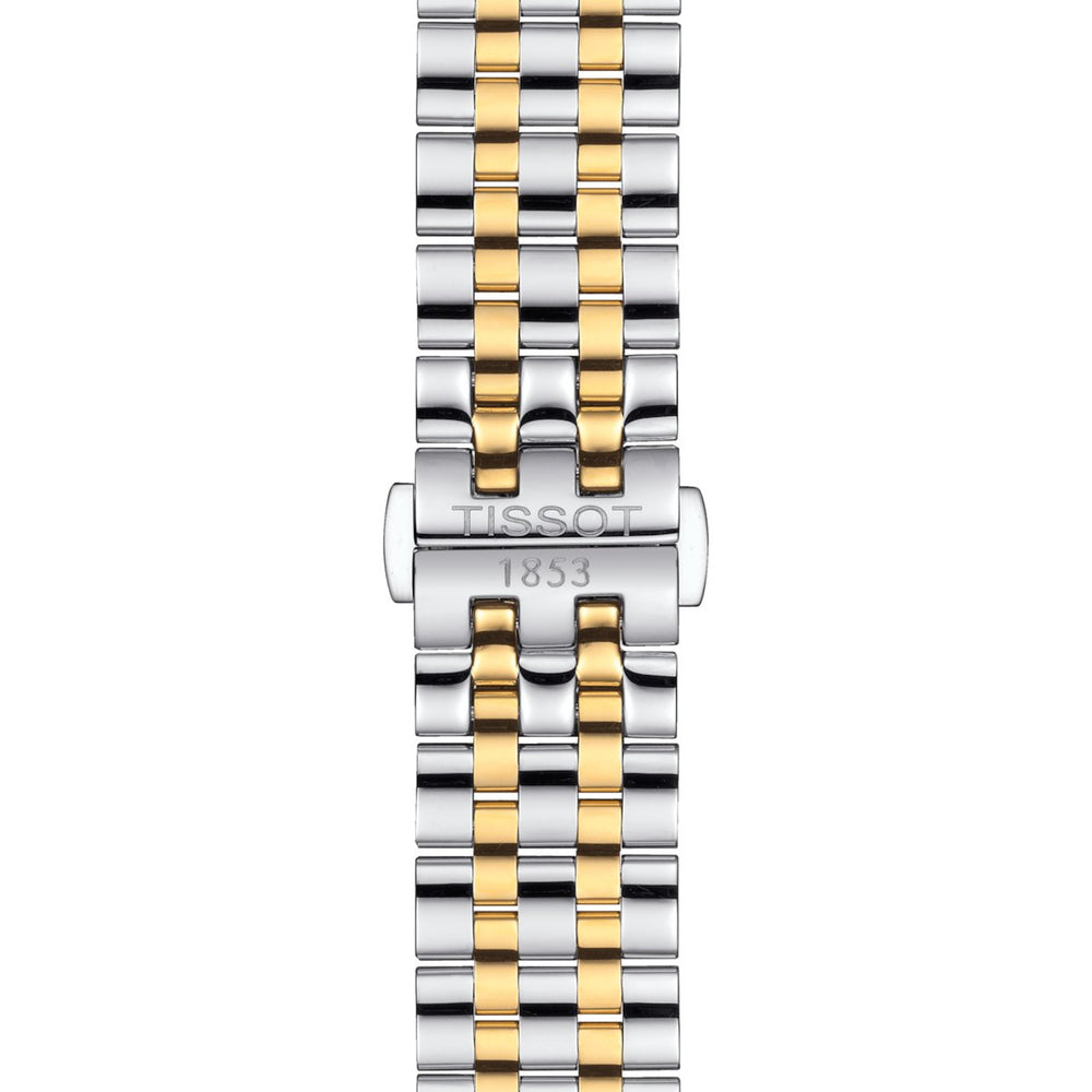 Tissot herreur Carson Automatic T Classic 40mm sølv guld T122.407.22.031.00