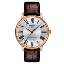 Tissot herreur Carson Automatic Powermatic 80 Premium 40mm sølv brun T122.407.36.033.00