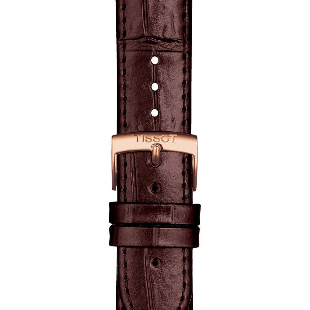 Tissot herreur Carson Automatic Powermatic 80 Premium 40mm sølv brun T122.407.36.033.00