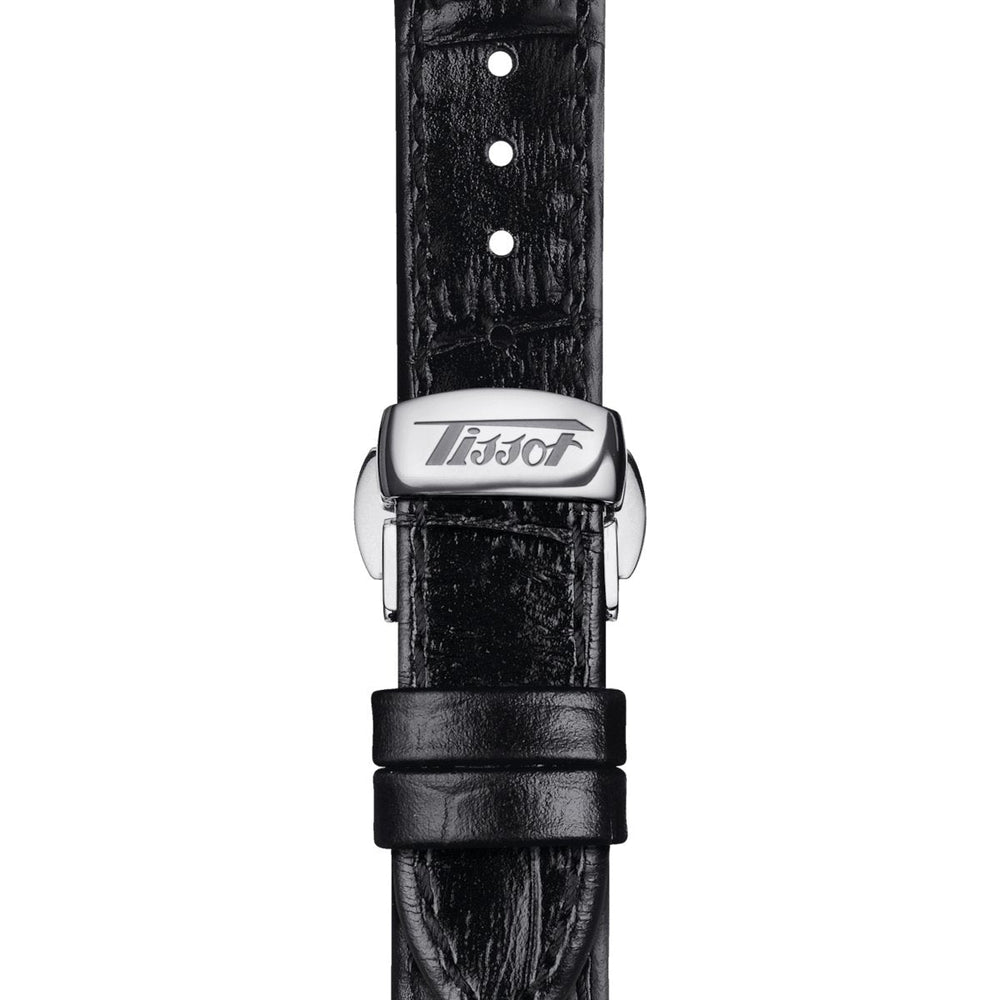 Tissot dameur Heritage Porto Hand Wind sort hvid T128.505.16.012.00