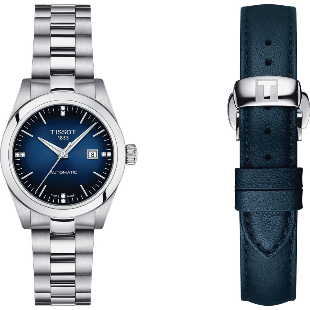 Tissot dameur My Lady Automatic 29.3mm blå T132.007.11.046.00