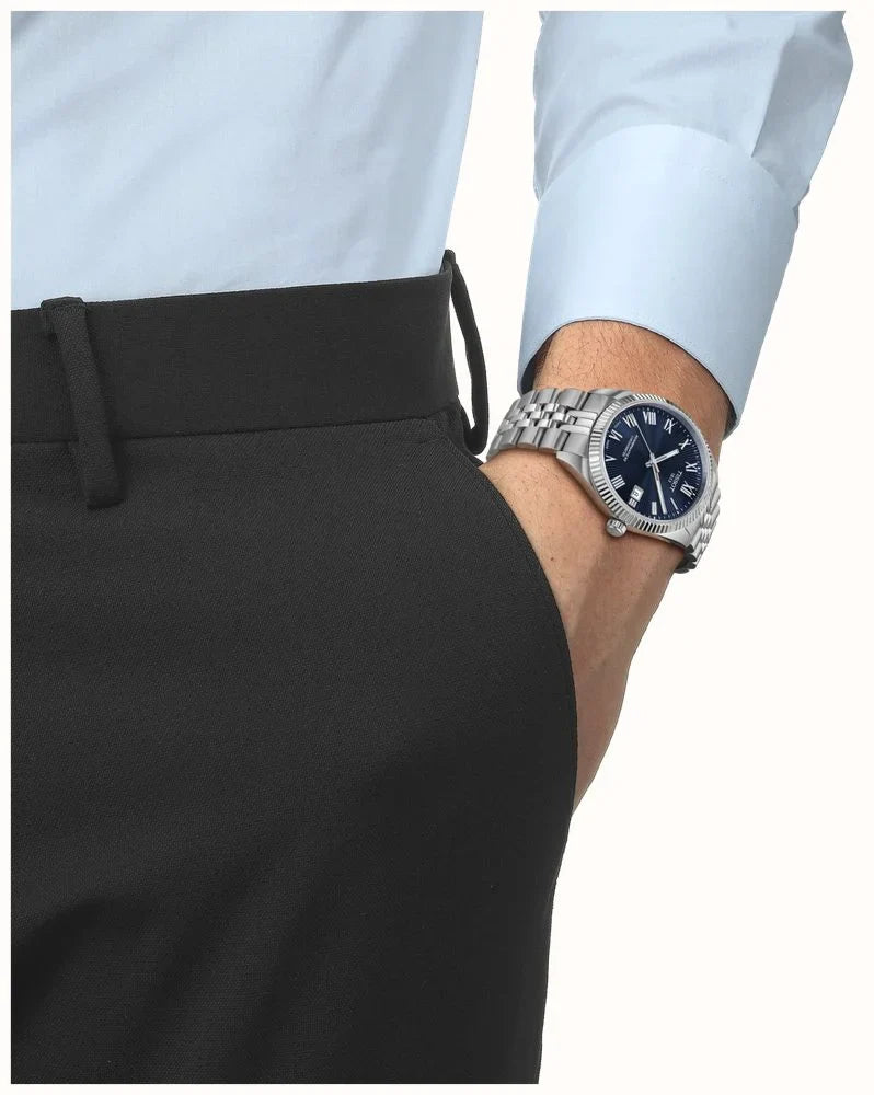 Tissot Ballade Powermatic 80 COSC blå skive ur T156.408.11.043.00