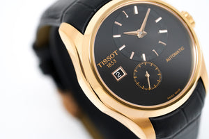 Tissot herreur Couturier Small Second roseguld T Classic Automatic Couturier Powermatic 80 Date lilla roseguld