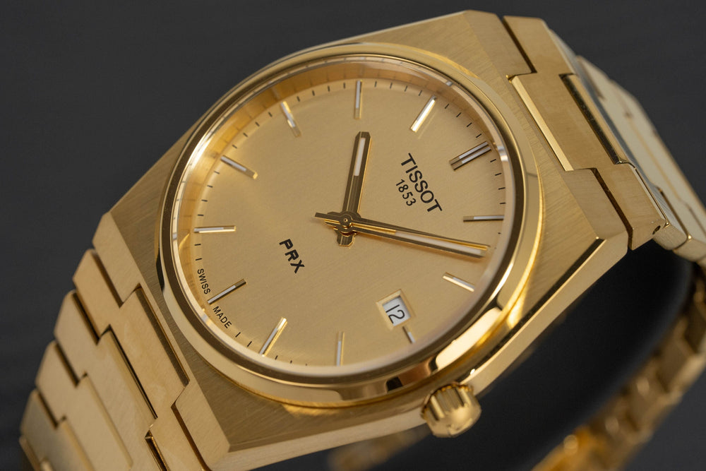Tissot herreur PRX guldfarvet T137.410.33.021.00