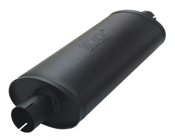 Oval lyddæmper 2 (Ø100/165 x 420 mm) til støjdæmpning - Simons