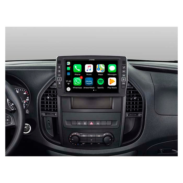 9 touch-navigationssystem til Mercedes Vito 2014+ med Apple CarPlay/Android Auto - Alpine