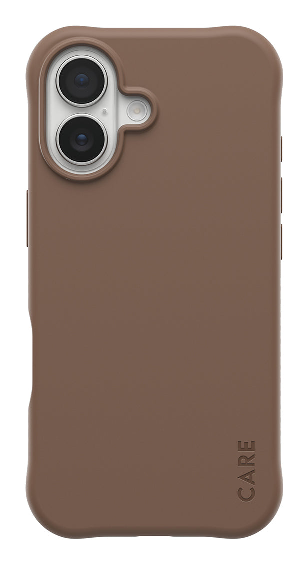 CARE by PanzerGlass Fashionable Case Samba Beskyttelsescover til iPhone 17 Espresso