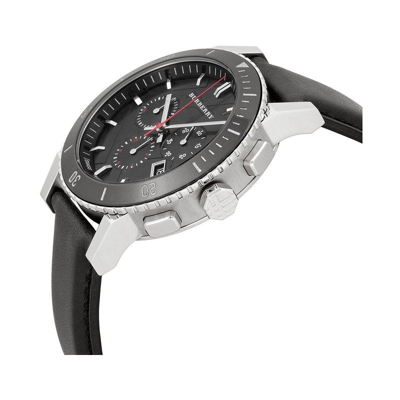 Burberry herreur Chronograph The City sort Bu9382