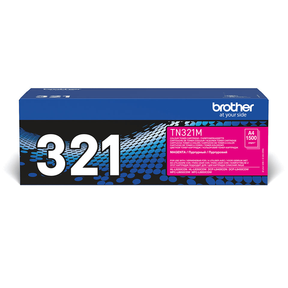 Brother TN 321M Magenta 1500 sider Toner