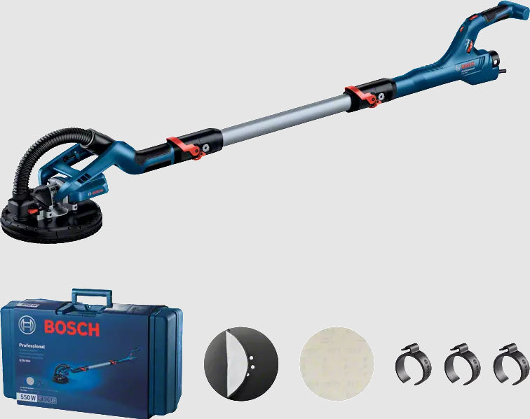 Bosch 500 Series GTR 550 Gipsslibemaskine 910 rpm Sort, Blå, Hvid 500 W