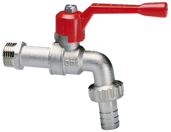 Cimberio 34 aftapskuglehane med slangeforskruning