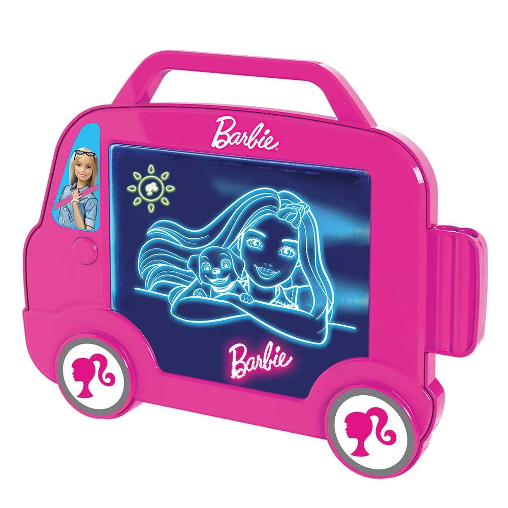 LED-tegnetavle Glow Pad med farveskiftende lys – Barbie