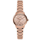 dameur roseguld Swiss rustfrit stål Burberry lænke Bu10116