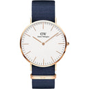 Daniel Wellington Classic Bayswater hvidt herreur Dw00600275