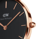 Daniel Wellington Petite Sheffield sort dameur Dw00600224