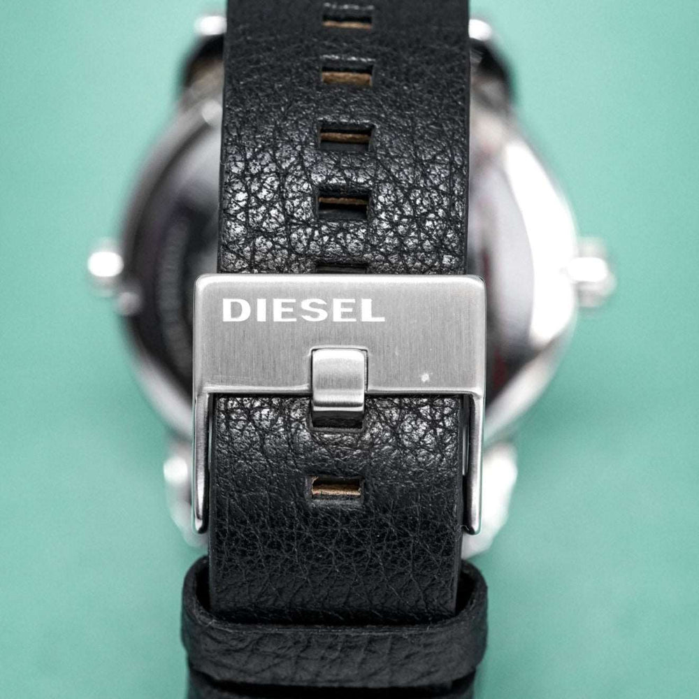 Diesel Dz7307 Men S Mini Daddy sølv sort ur