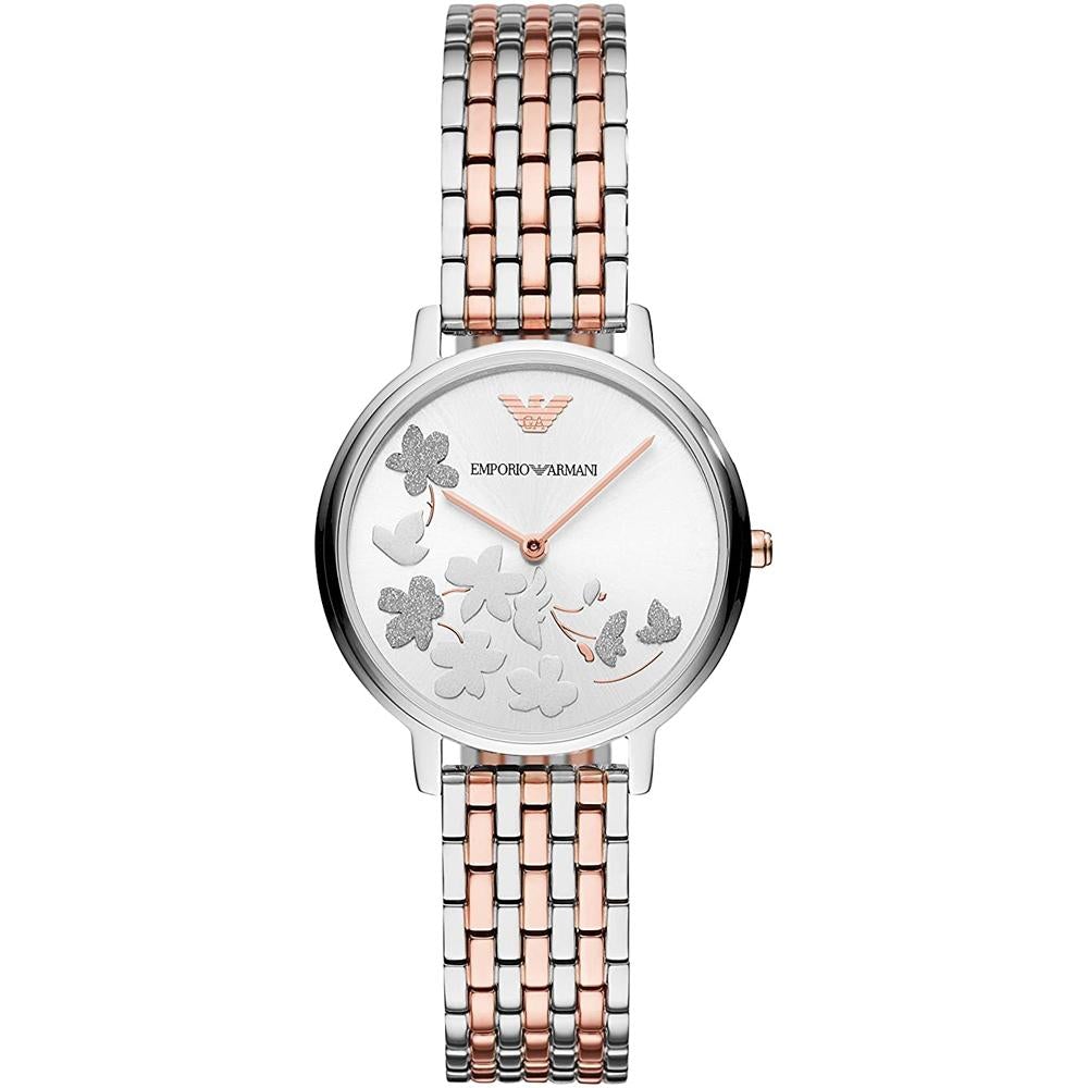 Emporio Armani Ar11113 dameur sølv roseguld