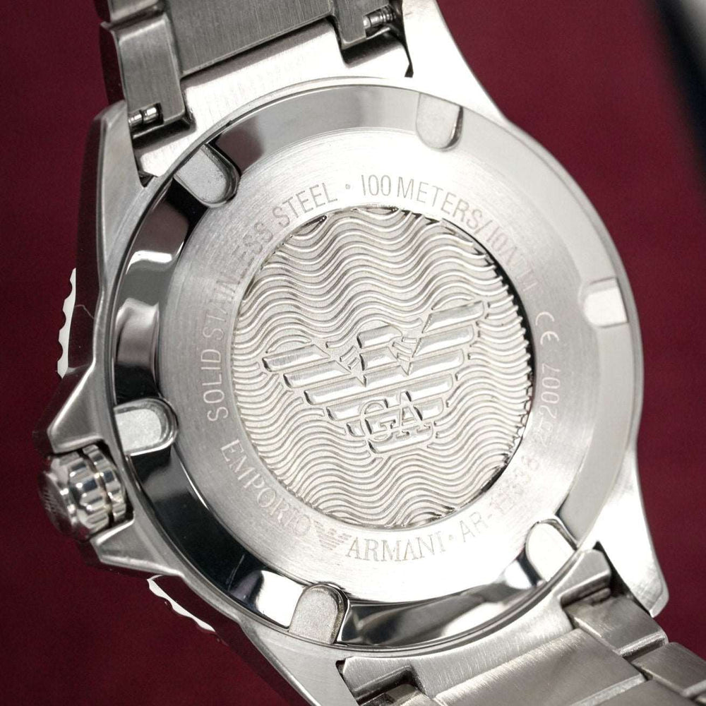 Emporio Armani Ar11338 Men S Diver stål ur