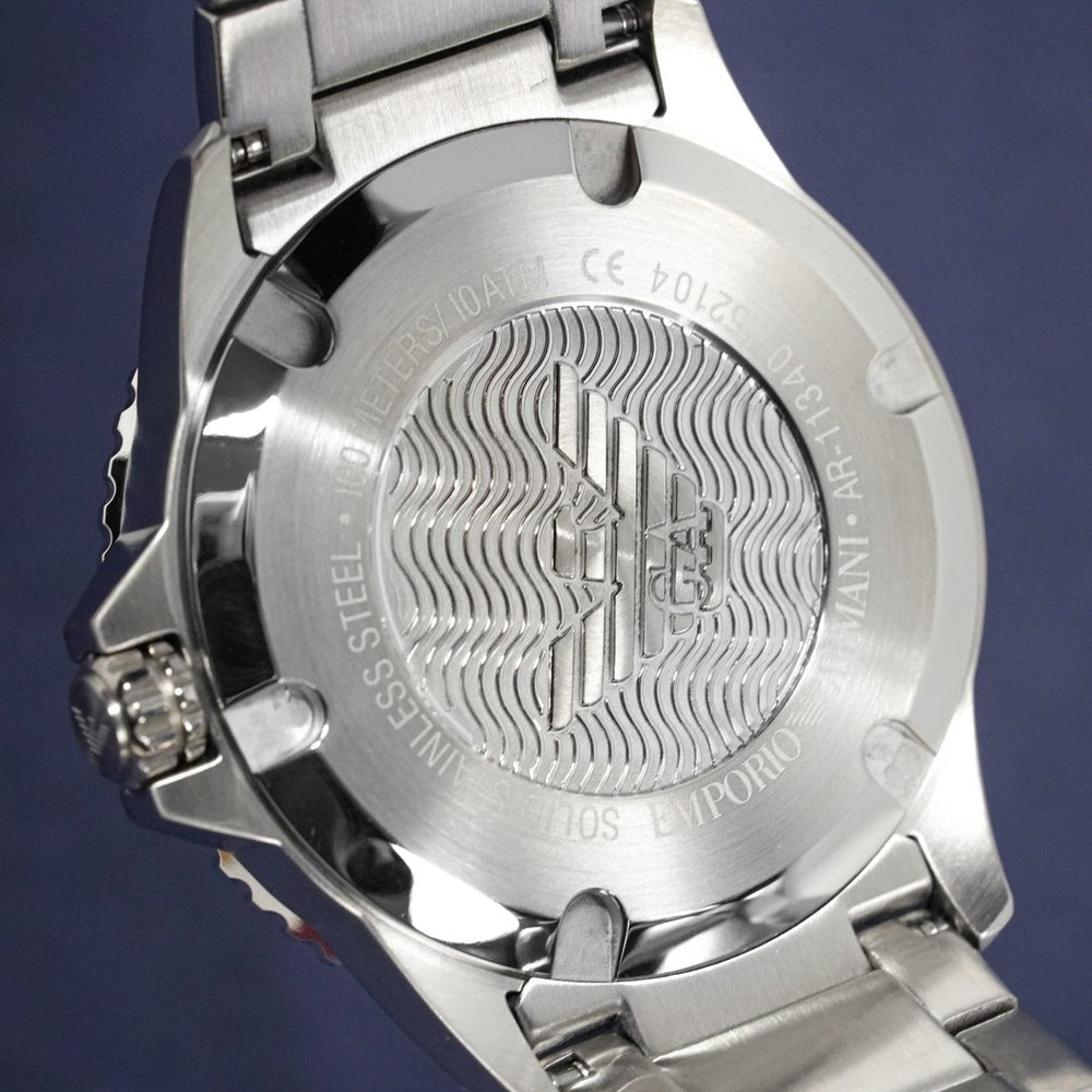 Emporio Armani Ar11340 Men S Diver tofarvet roseguld ur