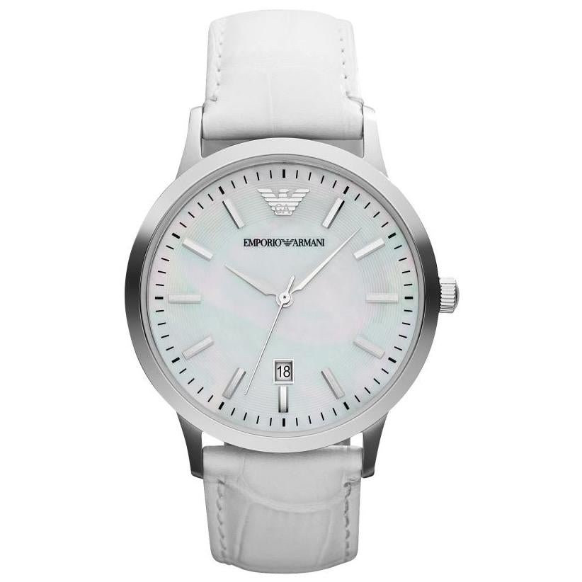 Emporio Armani Ar2465 dameur Mother Of Pearl hvid